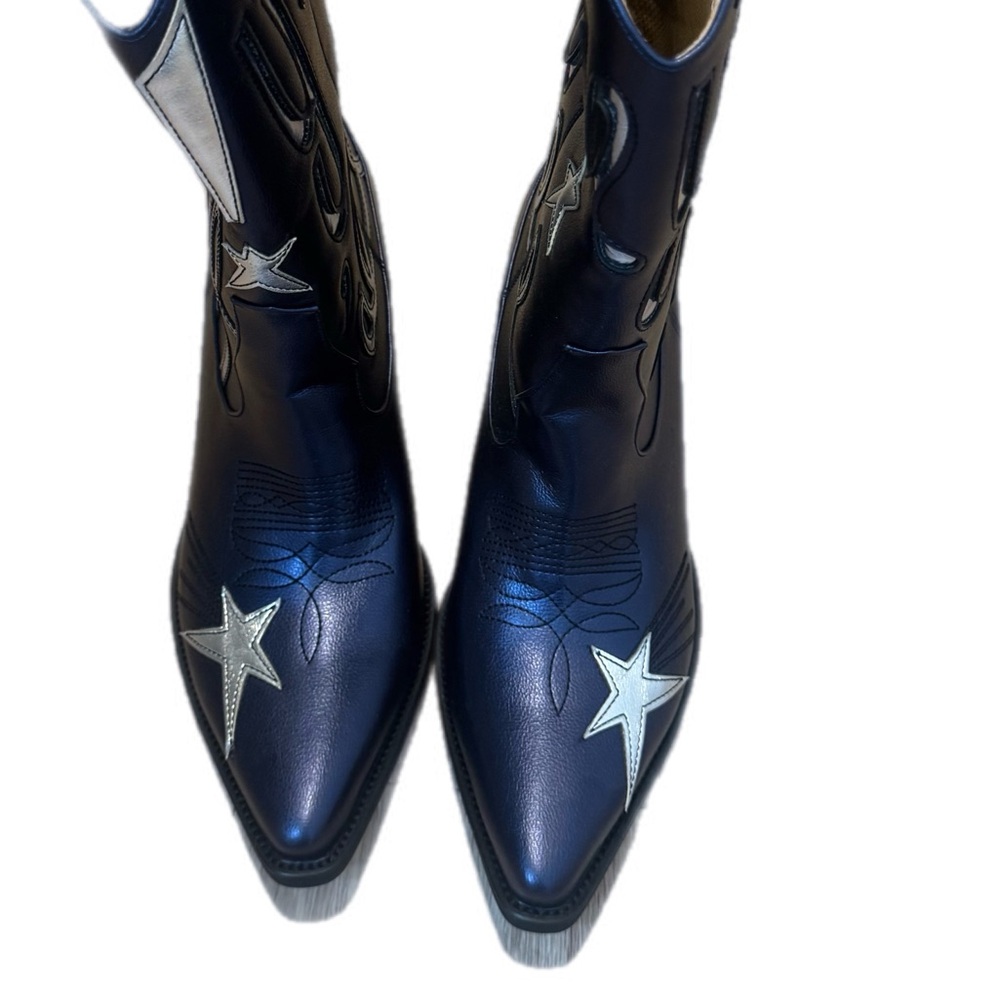 Navy 'Y'all' Western Cowboy Boots size 9 brand new - Picture 5 of 10